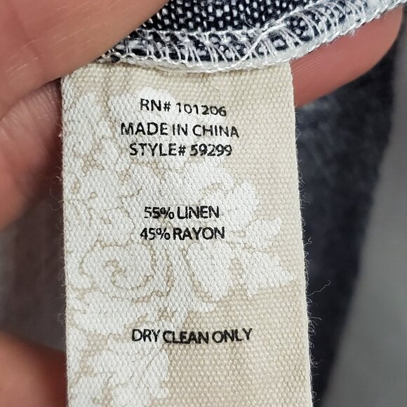 Soft Surroundings Women Cold Shoulder Sunset Tunic Size 1X Striped Beach Coastal - Picture 6 of 11